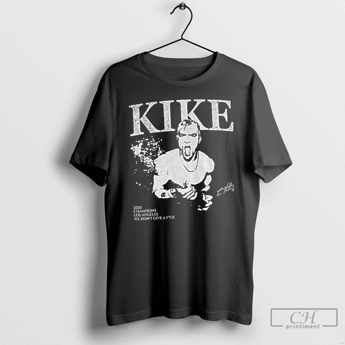 Premium Kike Funny Meme Los Angeles Baseball Signature We Dont Give A Fuck Vintage