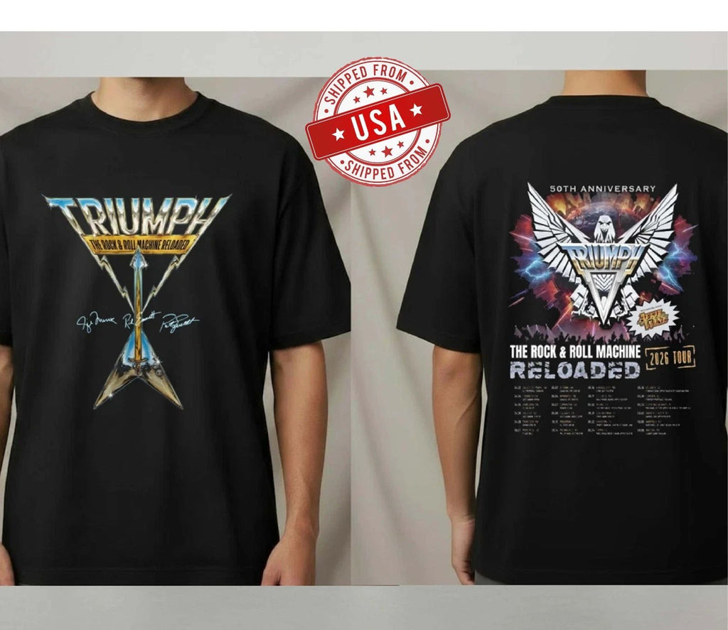 FAST SHIP - Triumph Band 50th Anniversary 2026 Tour T-Shirt