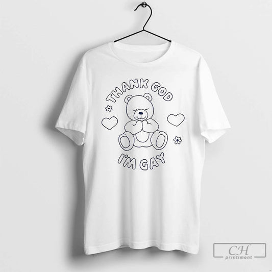 Classic Bear Thank God Im Gay Lgbt Pride Month T Shirts