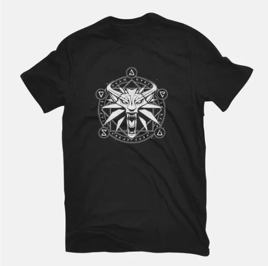 TeeFury | T-Shirt | Wolf Medallion | Mens Basic | S, XS, L, XL , XXL