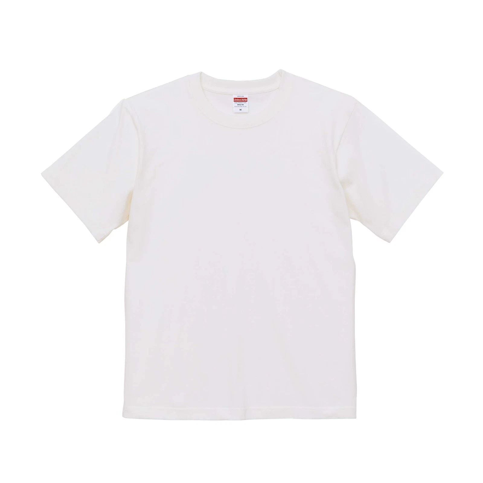 United Athle 6.2oz Premium T-Shirt 594201 [Men's] Vanilla white S