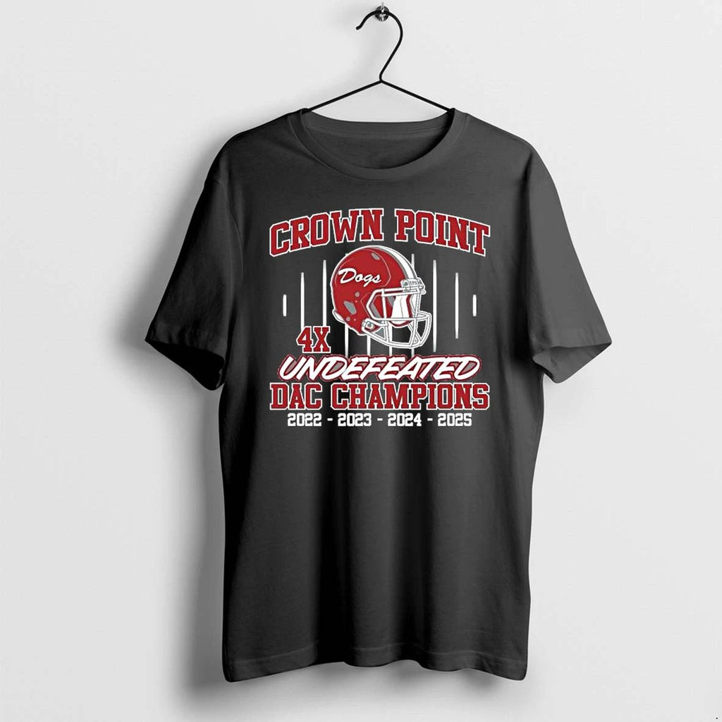 Crown Point Bulldogs 4x Undefeated Dac Champions Tshirts Sweater