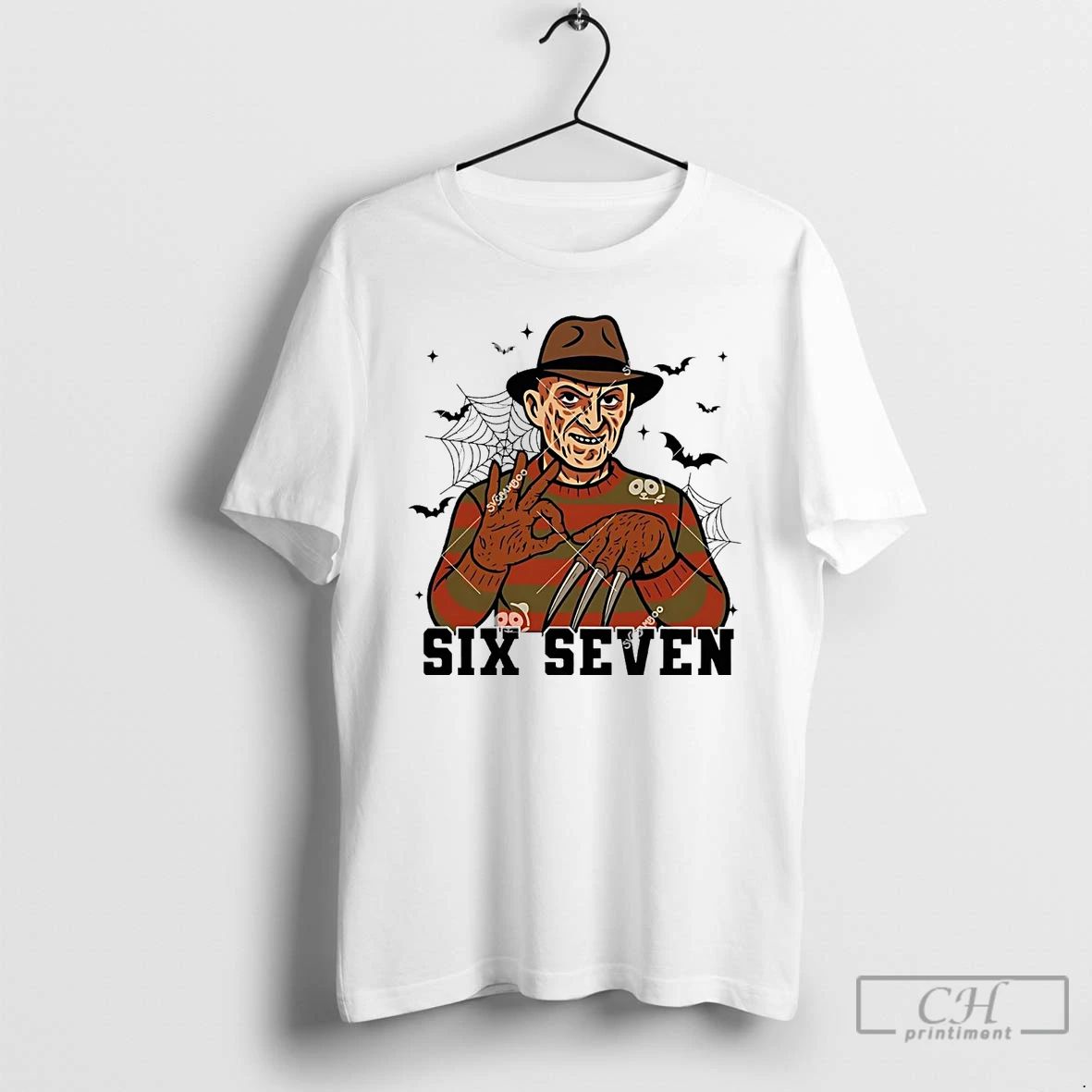 Classic Freddy Krueger 6 7 Six Seven Halloween T Shirts