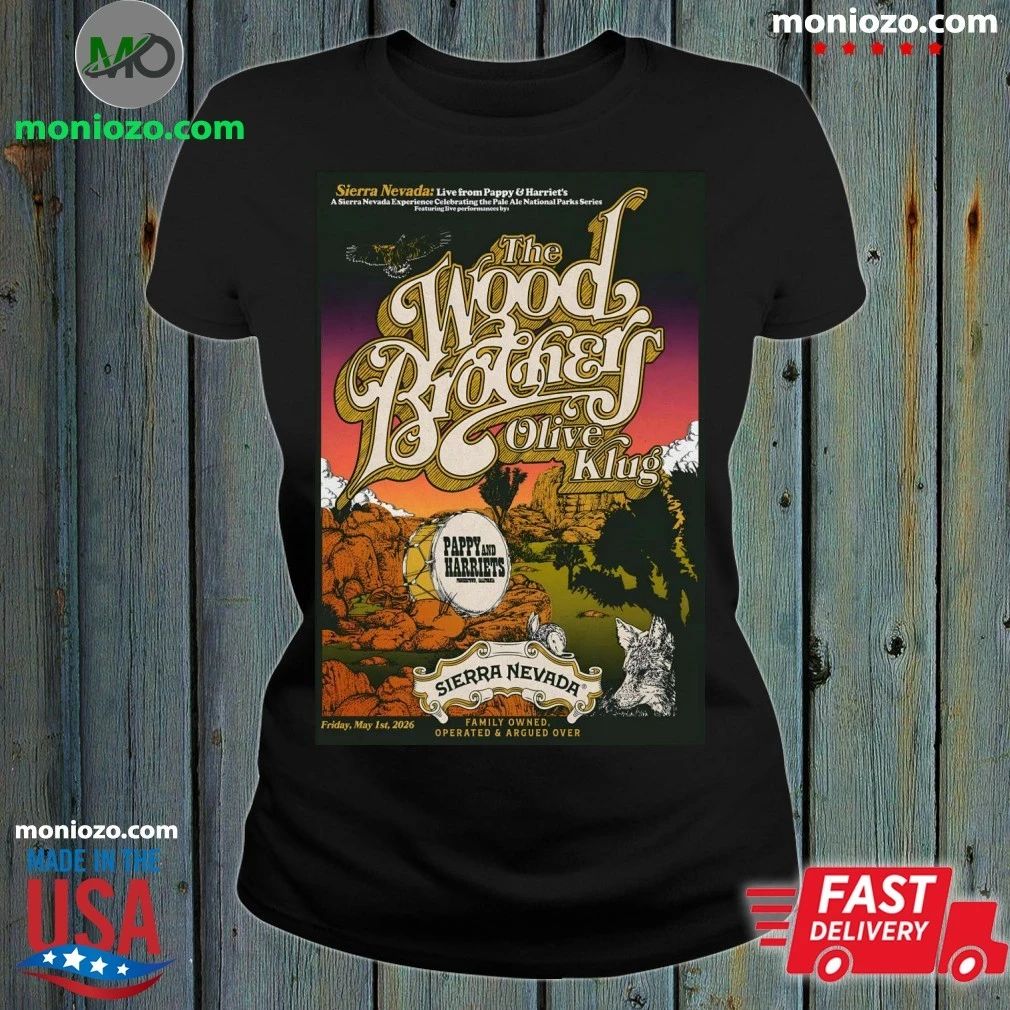 The Wood Brothers Pioneertown CA 5 1 2026 Poster Shirt