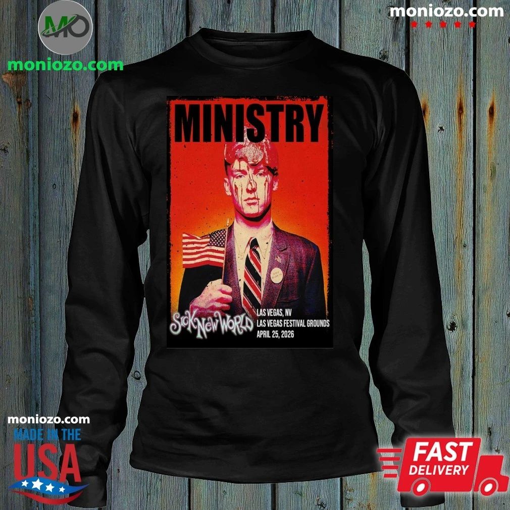 Ministry Concert Las Vegas NV April 25 2026 Poster Shirt – Best Gift for Music Fans