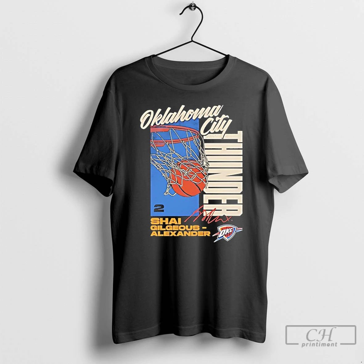 Premium Shai Gilgeous Alexander Oklahoma City Thunder All Net Signature T Shirts