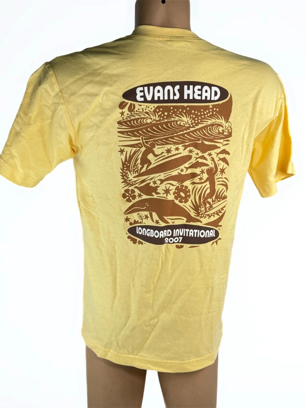 Evans Head Australia Longboard Invitational Surfing Beach T Shirt - Mens SMALL