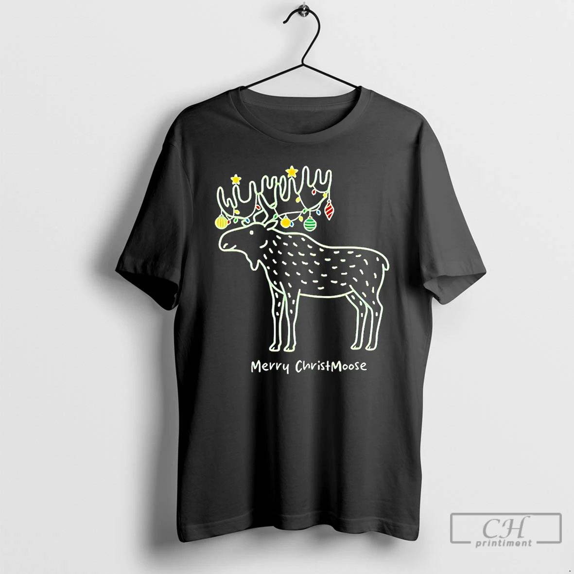 Classic Merry Christmoose Christmas T Shirts
