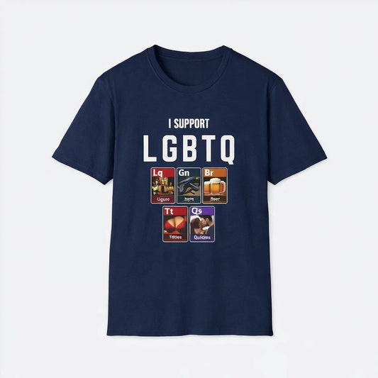 I Support LGBTQ Shirt, Funny Meme Shirt, 100% Cotton Unisex Shirt, Trendy Shirt