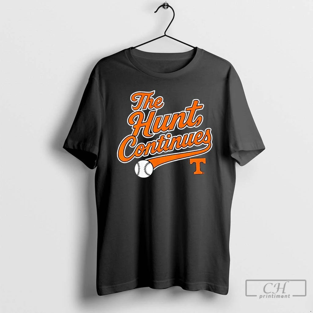 Classic Tennessee Baseball The Hunt Continues T Shirts