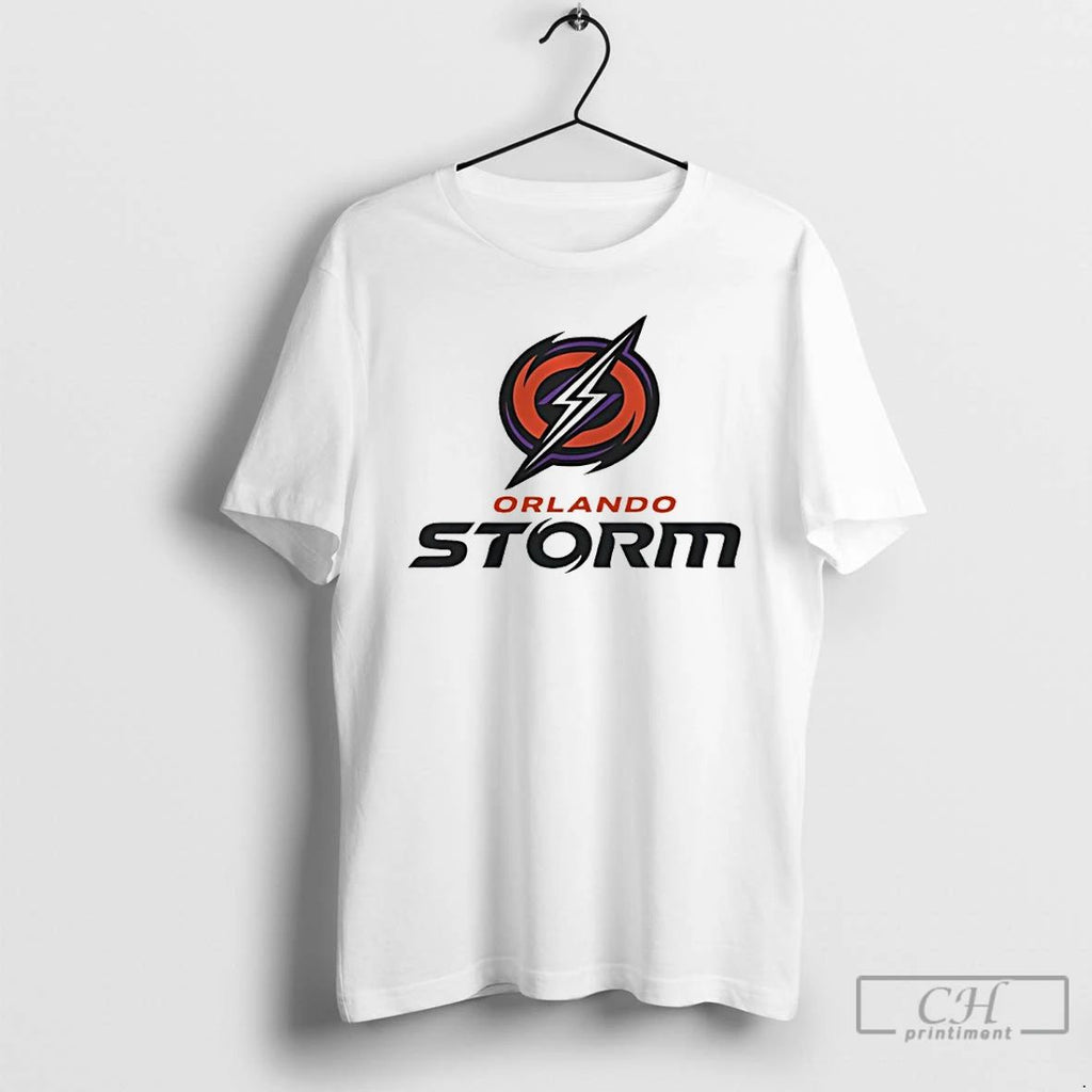 Premium Orlando Storm Lockup Logo T Shirts