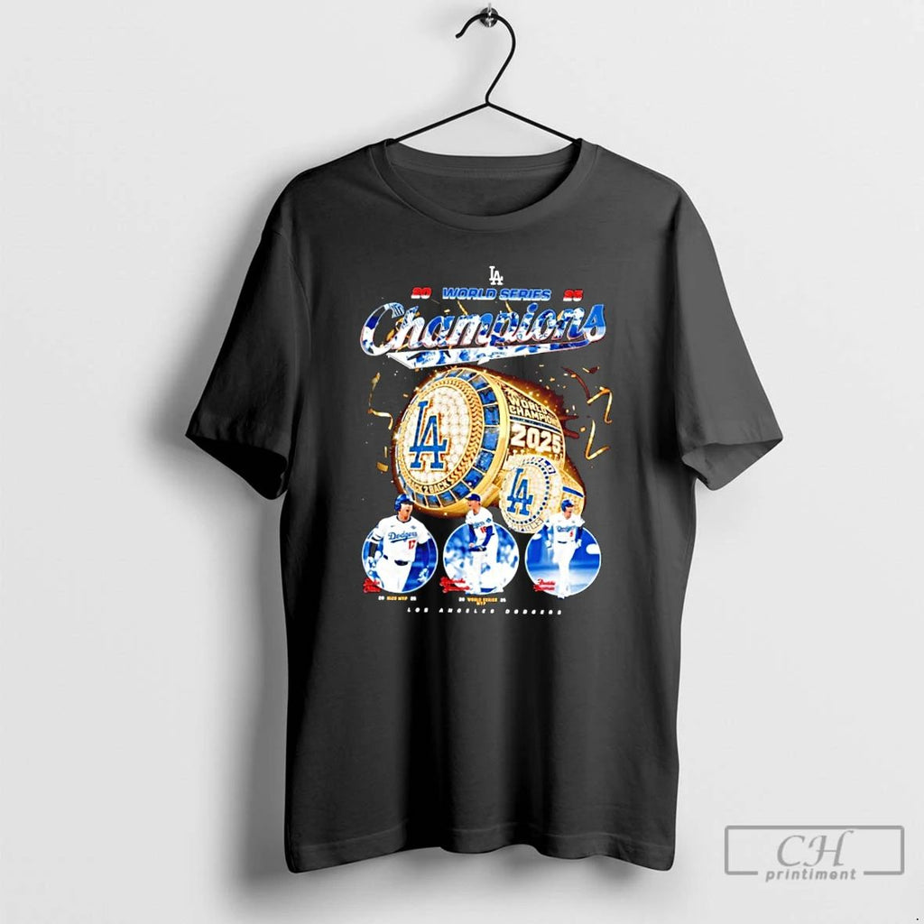 Premium Shohei Ohtani Yoshinobu Yamamoto And Freddie Freeman La Dodgers 2025 World Series Champions