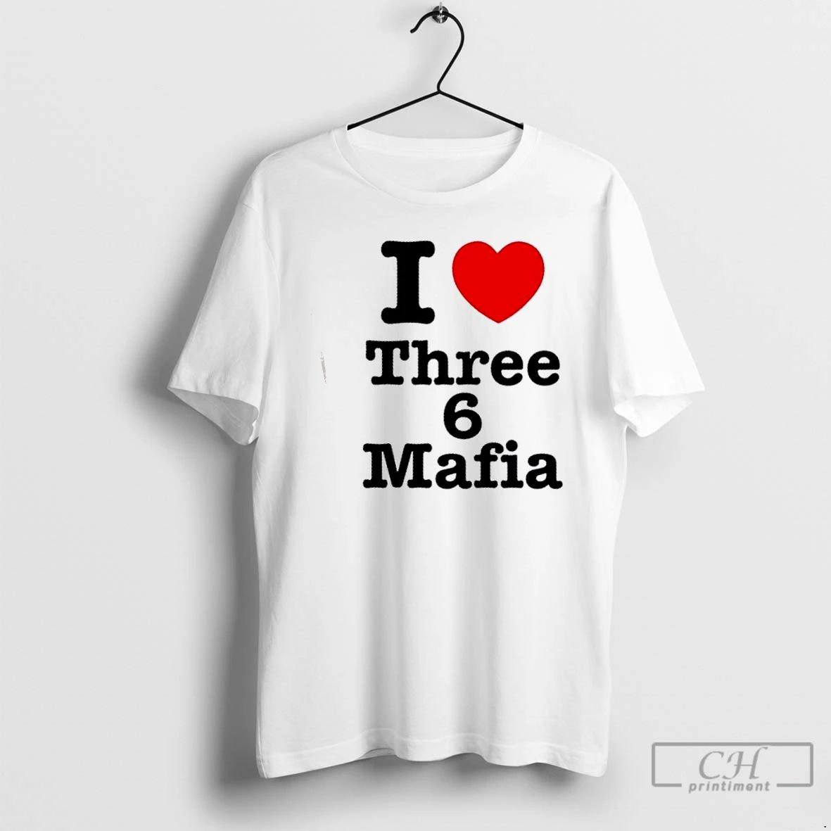 Premium Djpaulkom I Love Three 6 Mafia T Shirts