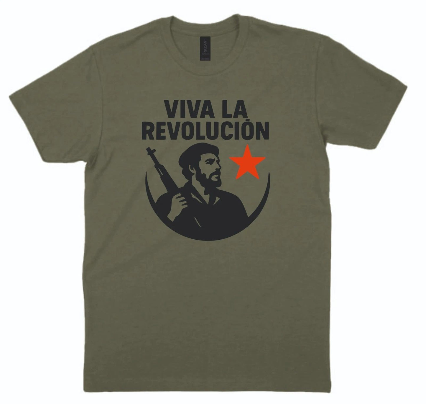Cuba Viva La Revolucion T Shirt Castro Mens Retro Political Revolution Tee