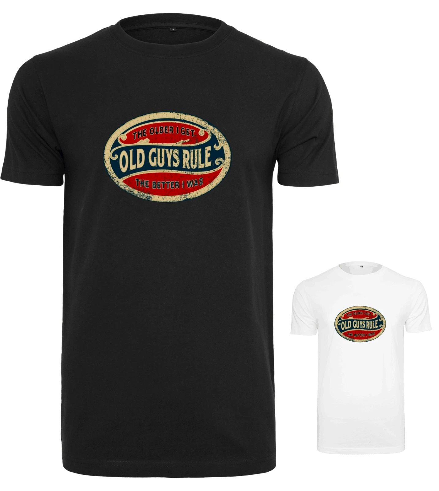 OLD GUYS RULE T-Shirt Retro Tuning Fun Sayings Funny Motorsport V8 Retro USA