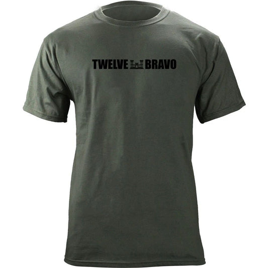 US Army Combat Engineer MOS 12 Bravo Twelve Bravo 12B Veteran T-Shirt