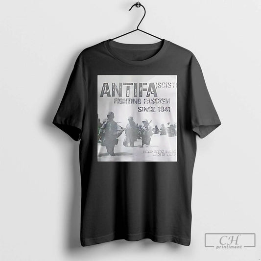 Classic Us Marine Corp Antifascist Fighting Fascism Since 1941 T Shirts