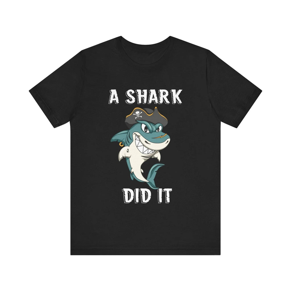 Funny Amputee T-Shirt, A Shark Week V2, Humor Crew Neck T-Shirt