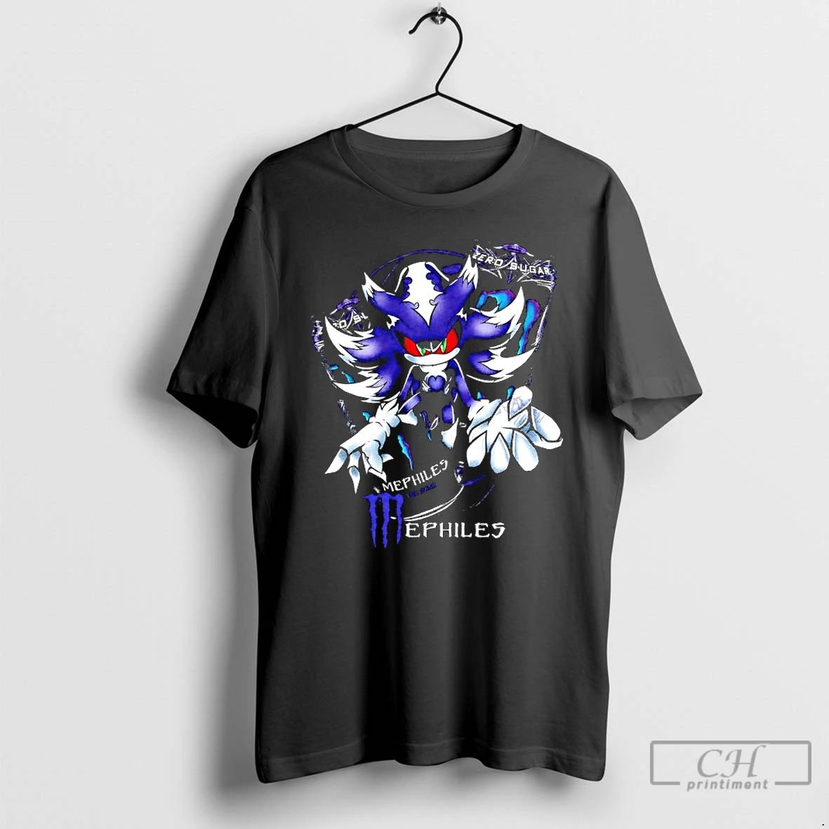 Mephiles The Dark Zero Sugar X Hedgehog Character T Shirts
