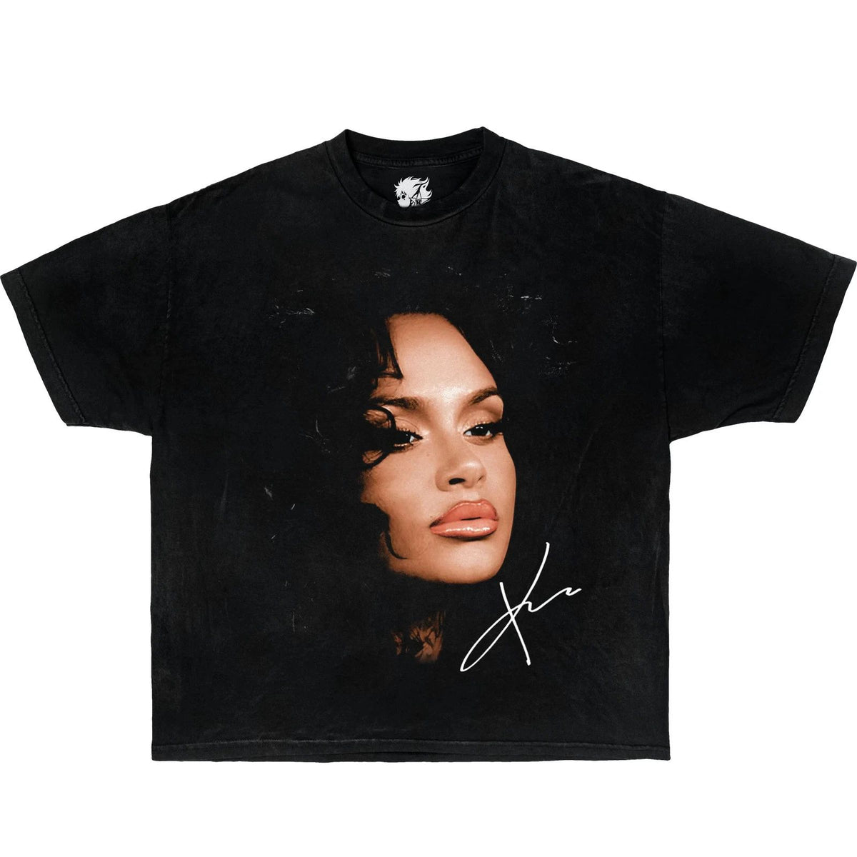 Kehlani Face Boxy Vintage Boxy Tee Shirt oversized t-shirt streetwear y2k