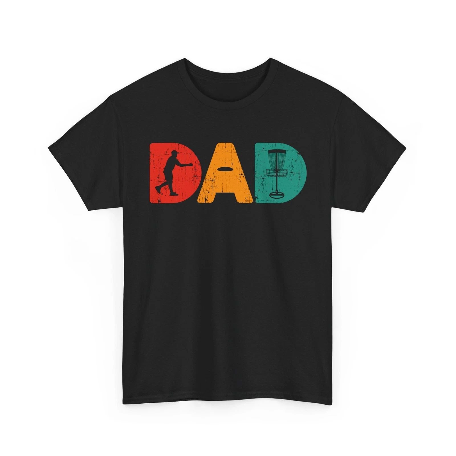 Disc Golfer Dad T-Shirt, Disc Golfing Sports Lovers Father Men Shirt