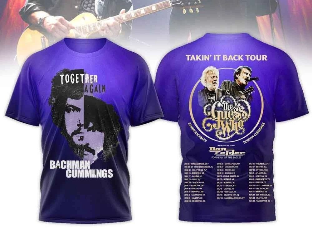Bachman-Cummings Together Again Tour 2026 AOP T-Shirt