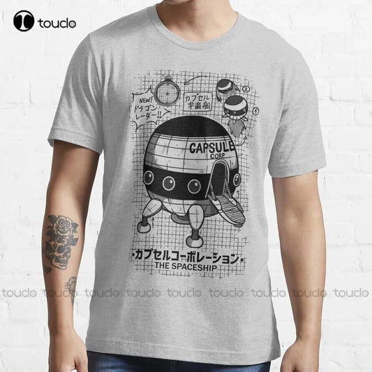 Capsule Spaceship Spaceship Science Scifi Sci Fi T-Shirt Dog Mom Shirt Outdoor S