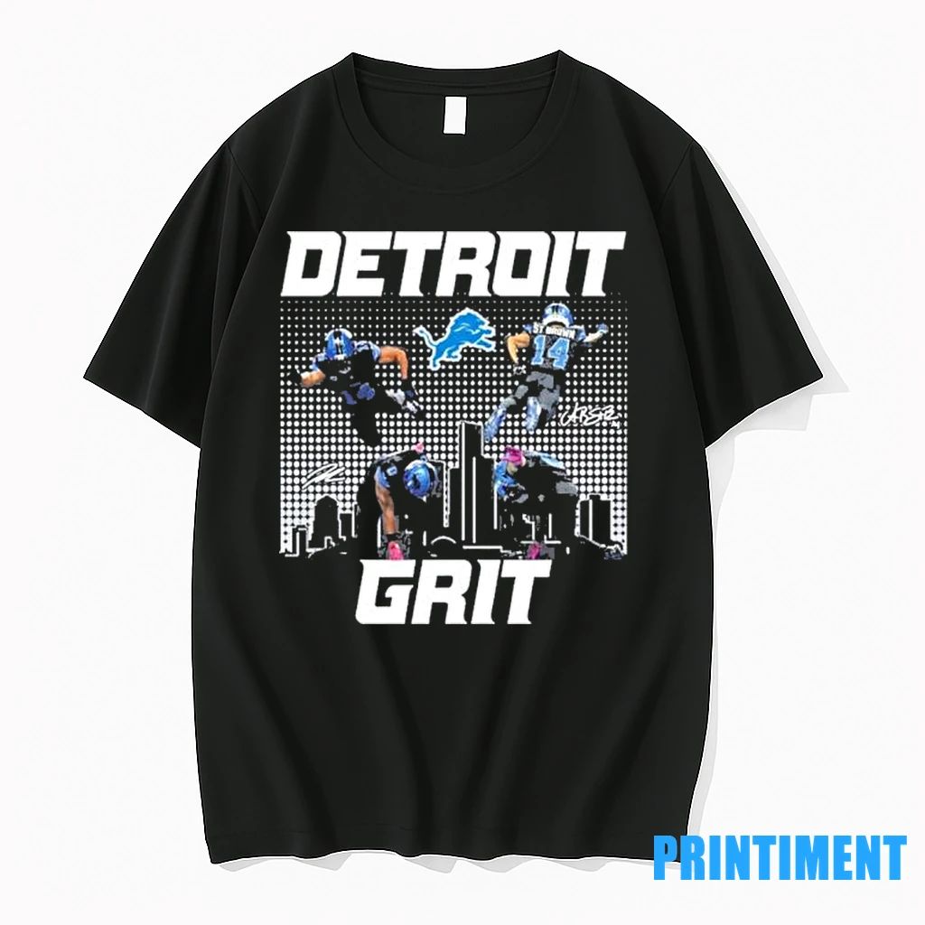 Amon Ra St Brown And Jahmyr Gibbs Detroit Grit Tshirts Sweater