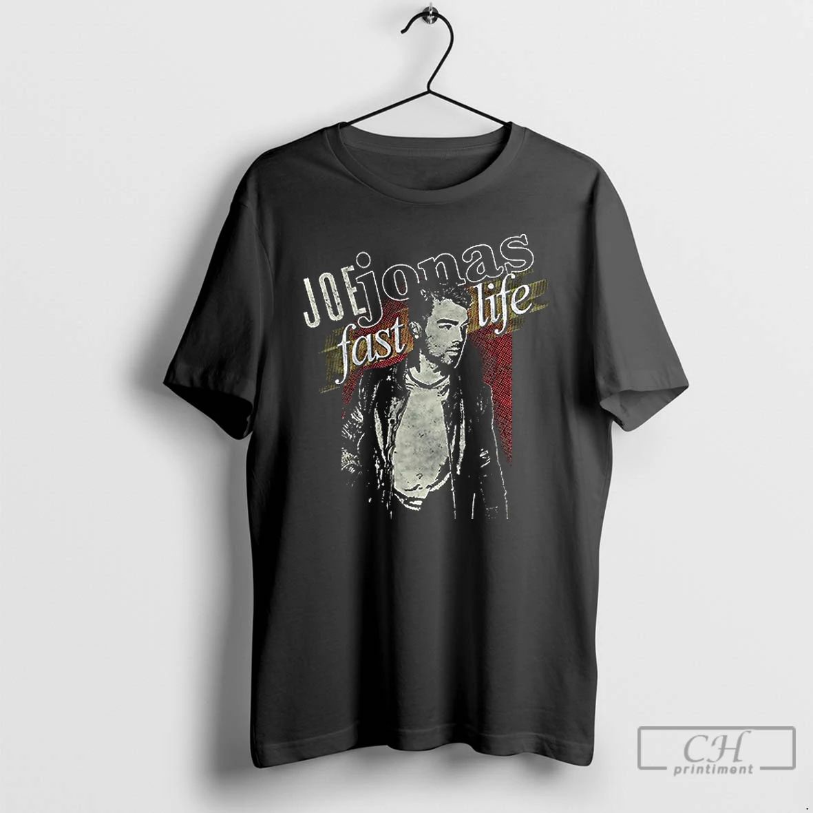 Premium Joe Jonas Fastlife Tour 2011 Cities Portrait 1 Sided T Shirts