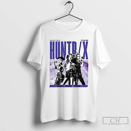 Classic Zoey Rumi Mira World Tour Huntrix Kpop Demon Hunter Vintage T Shirts
