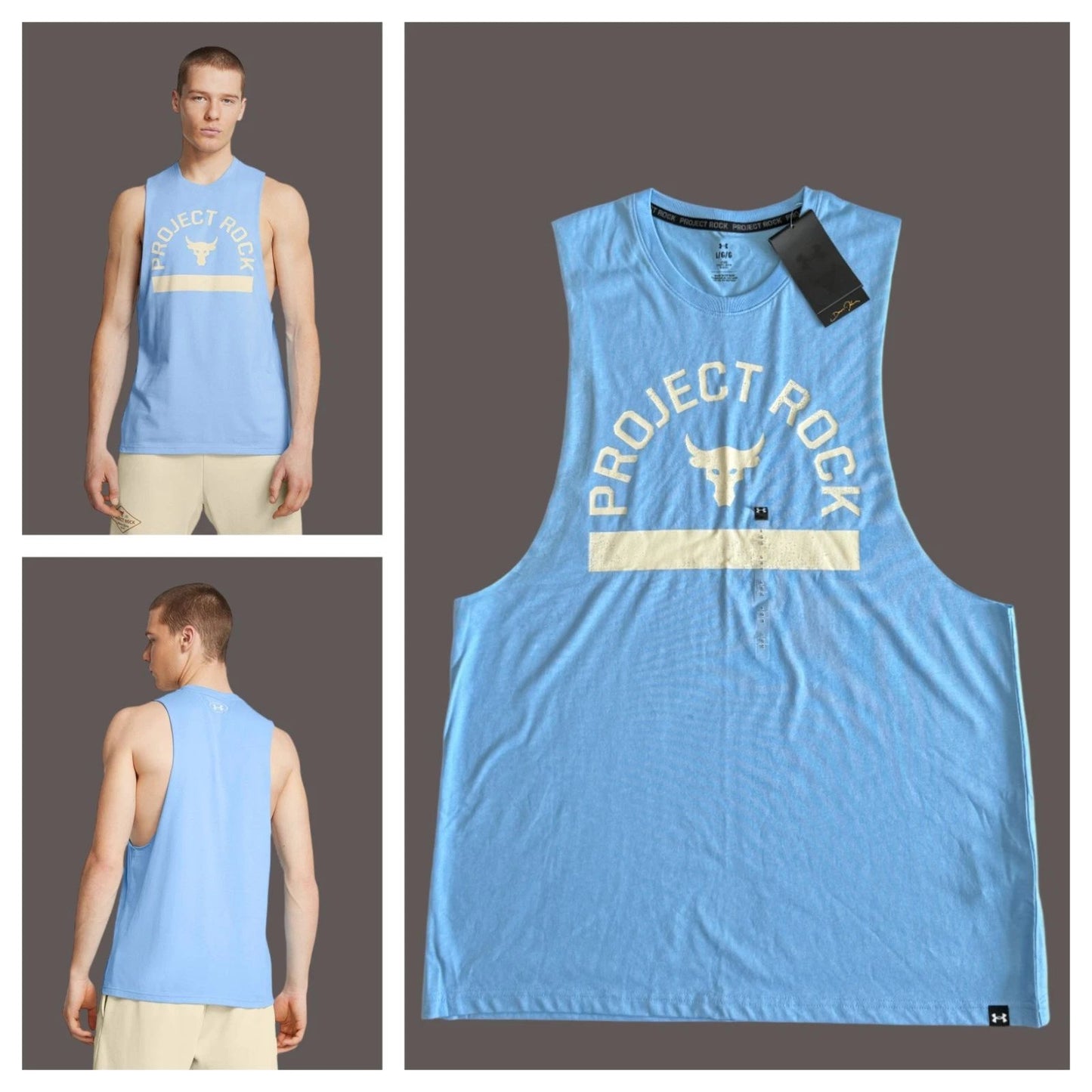 Under Armour Project Rock Payoff Tank Top Sleeveless Mens Sz M /L / XL/3XL /4XL