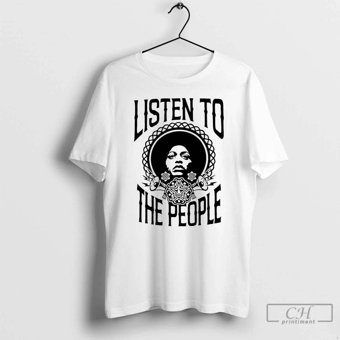 Classic Obey Listen To The People T Shirts