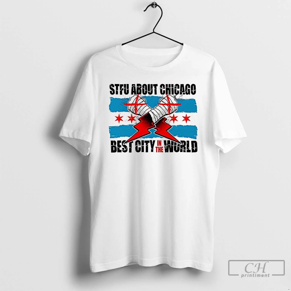 Classic Stfu About Chicago Wrestling Best City In The World T Shirts