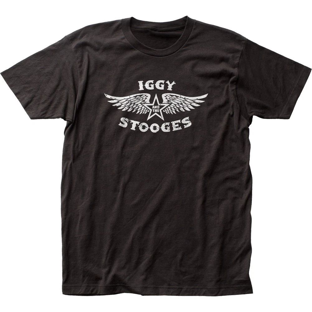 Iggy Pop Iggy & The Stooges Mens T Shirt Music Classic Rock Band Tee New Black