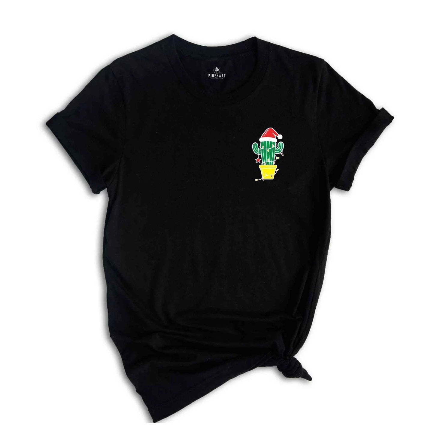 Cute Christmas Cactus Shirt, Funny Christmas Lights Tee, Cactus Christmas Tree S