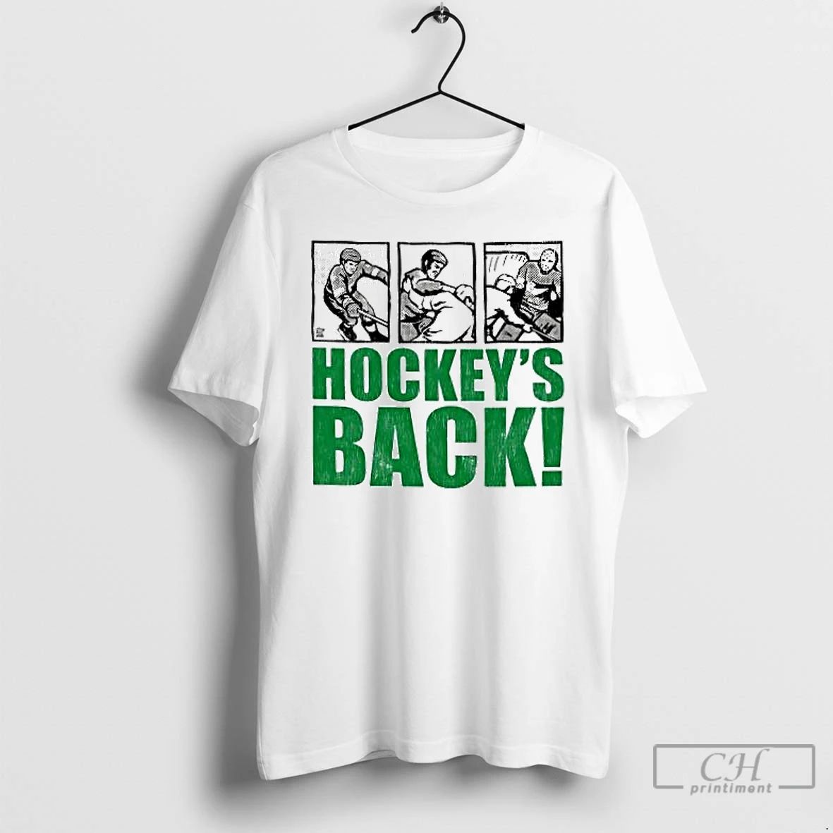 Classic Hockeys Back Dallas Stars T Shirts