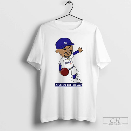 Classic Peanuts X Mookie Betts Los Angeles Dodgers Mlb 2025 T Shirts