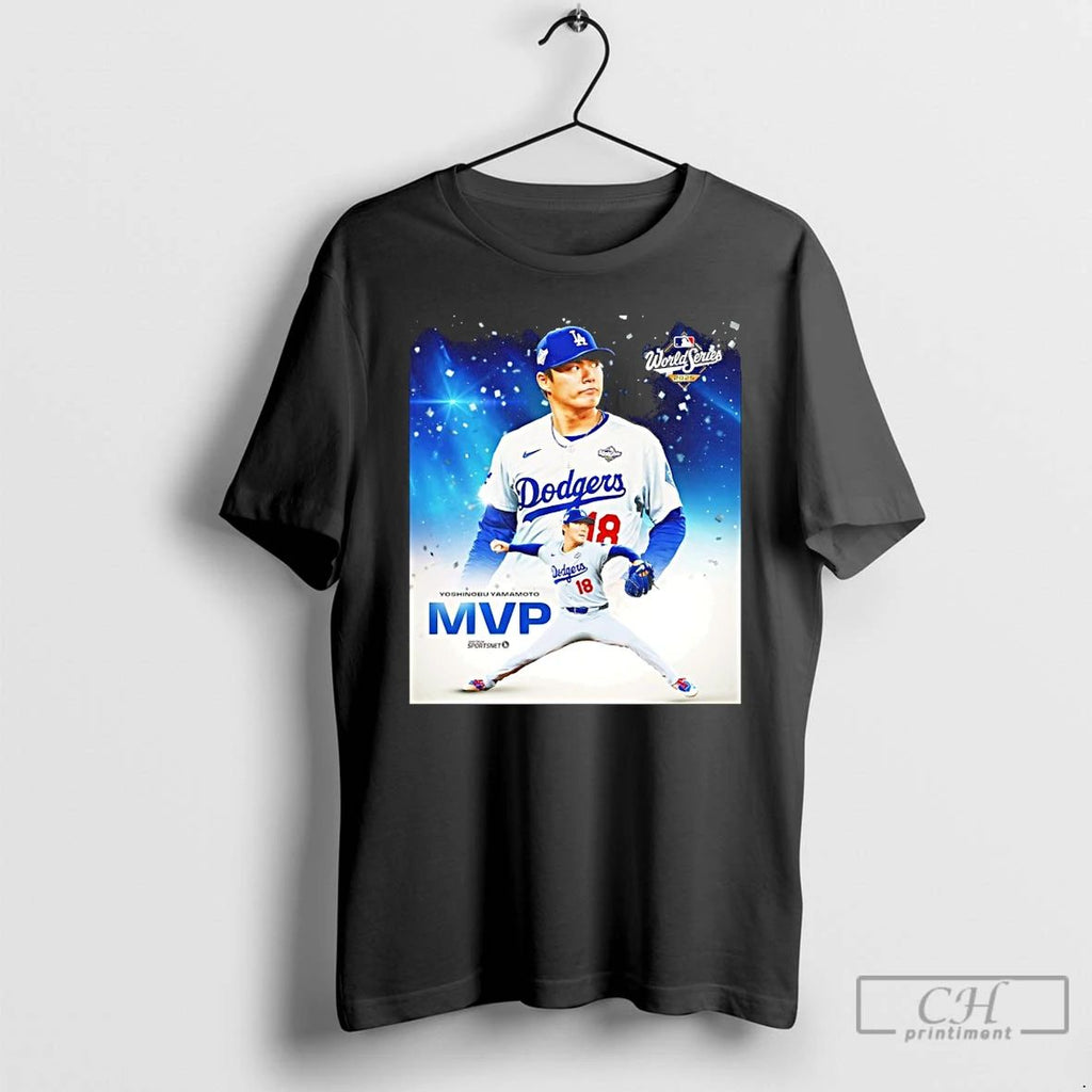 Classic Yamas The Goat Yoshinobu Yamamoto 2025 World Series Mvp T Shirts