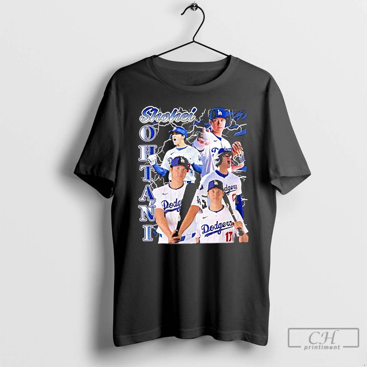 Premium Shohei Ohtani In A Los Angeles Dodgers Players Graphic T Shirts