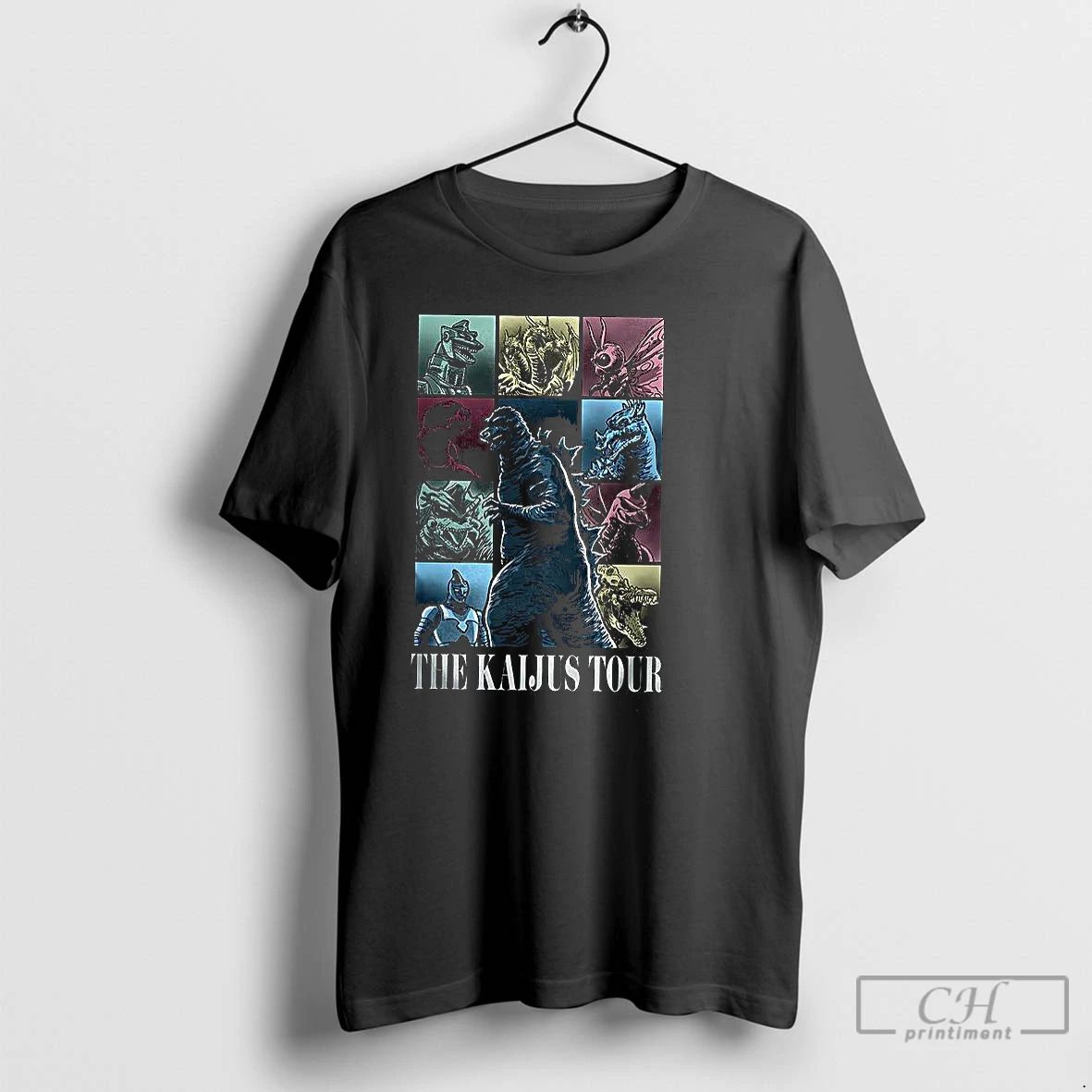 Classic The Kaijus Tour Giant Monster Anime T Shirts