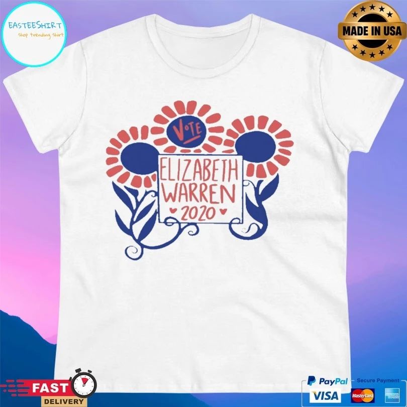 Vote Elizabeth Warren 2020 Retro T-shirt