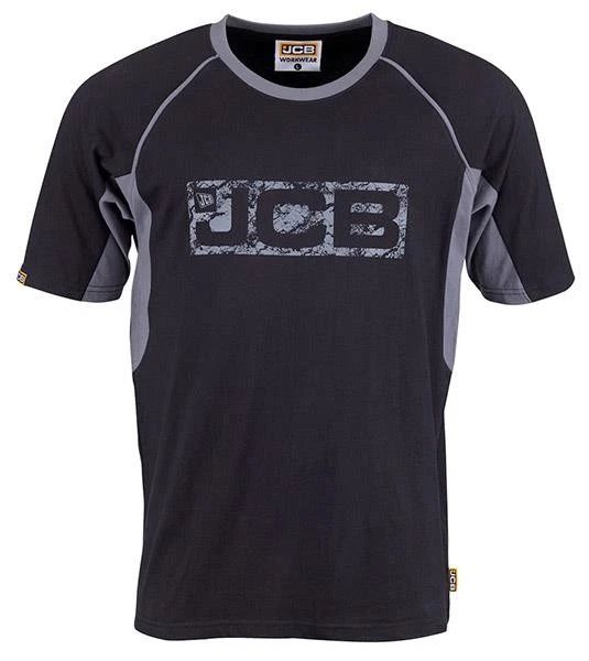 JCB Workwear Trade T-Shirt (Black/Grey)