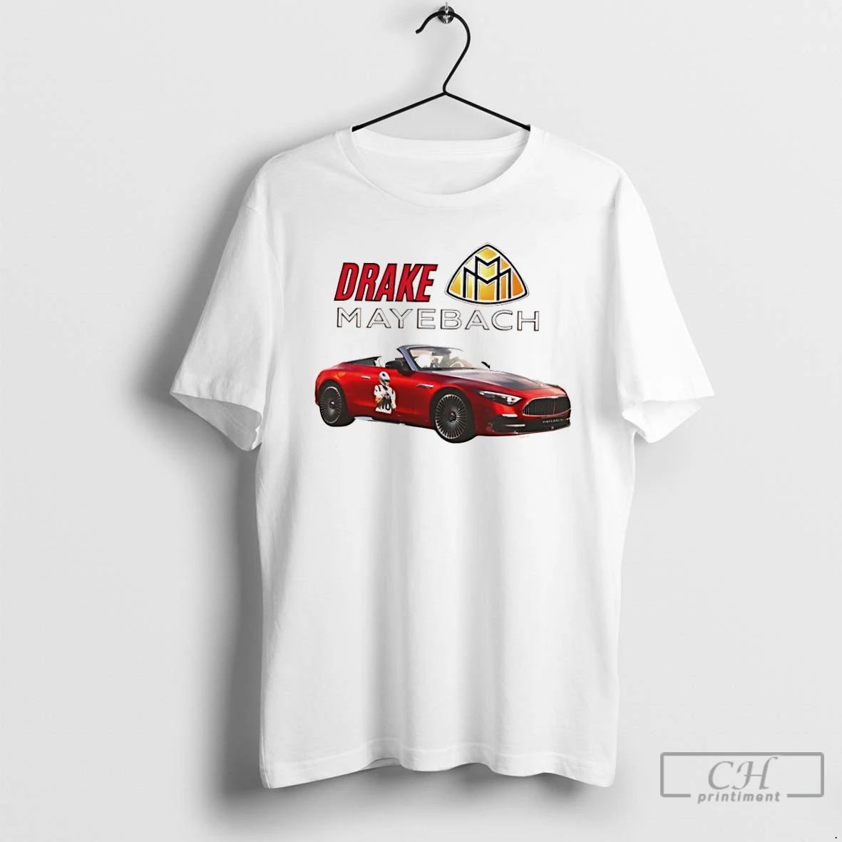 Classic Drake And Maybach Collab Logo T Shirts