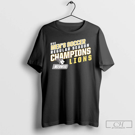 Classic Lindenwood Lions 2025 Mens Soccer Ohio Valley Conference Regular Season Champions T Shirts