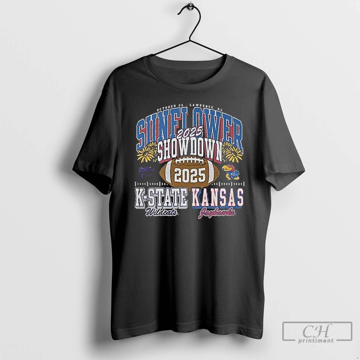 Classic Kansas Jayhawks Vs Kansas State Wildcats 2025 Gameday Football T Shirts