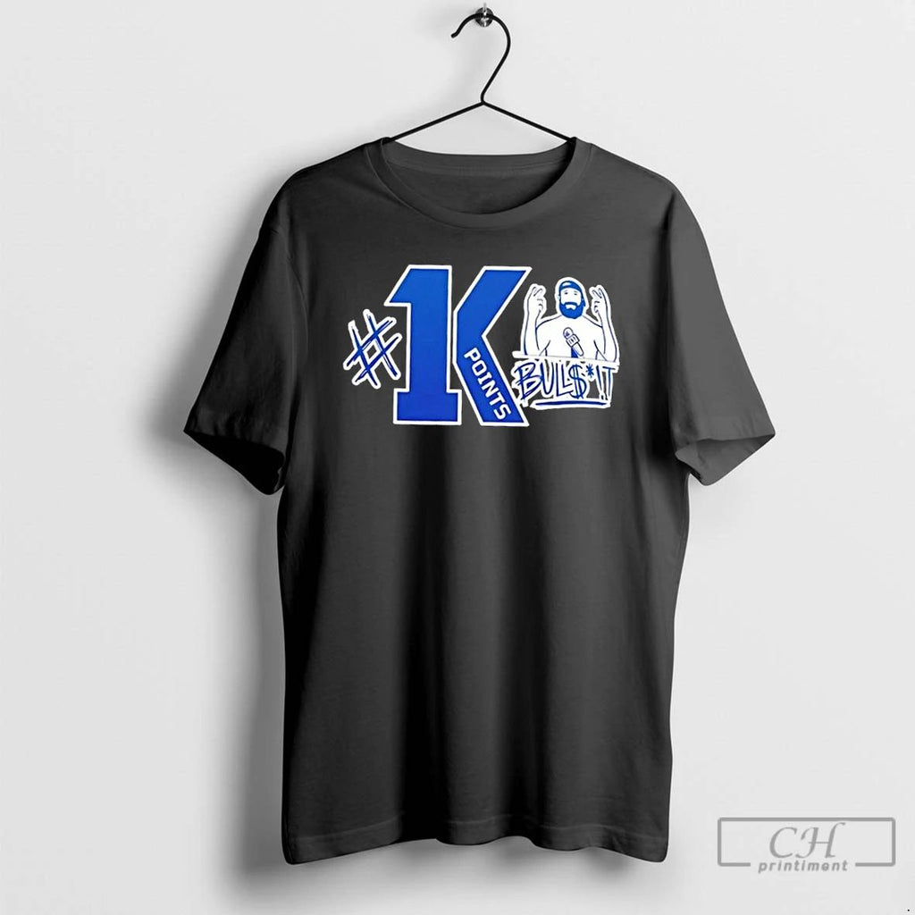 Classic Tampa Bay Lightning Nikita Kucherov 1k Points Bullshit 2 Sided T Shirts