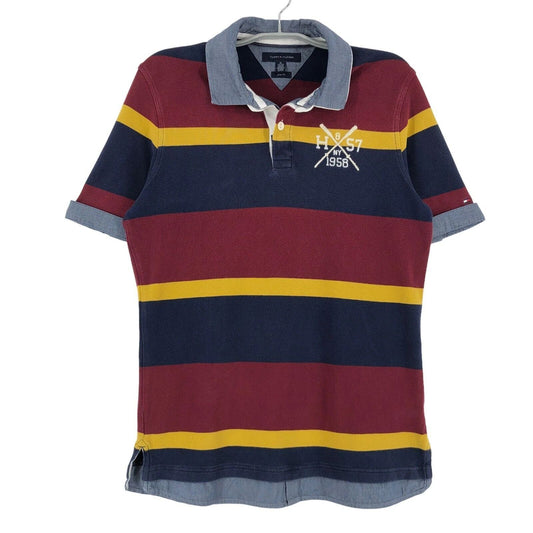 TOMMY HILFIGER Polo T-Shirt Slim Fit Para Hombre Tamaño XL
