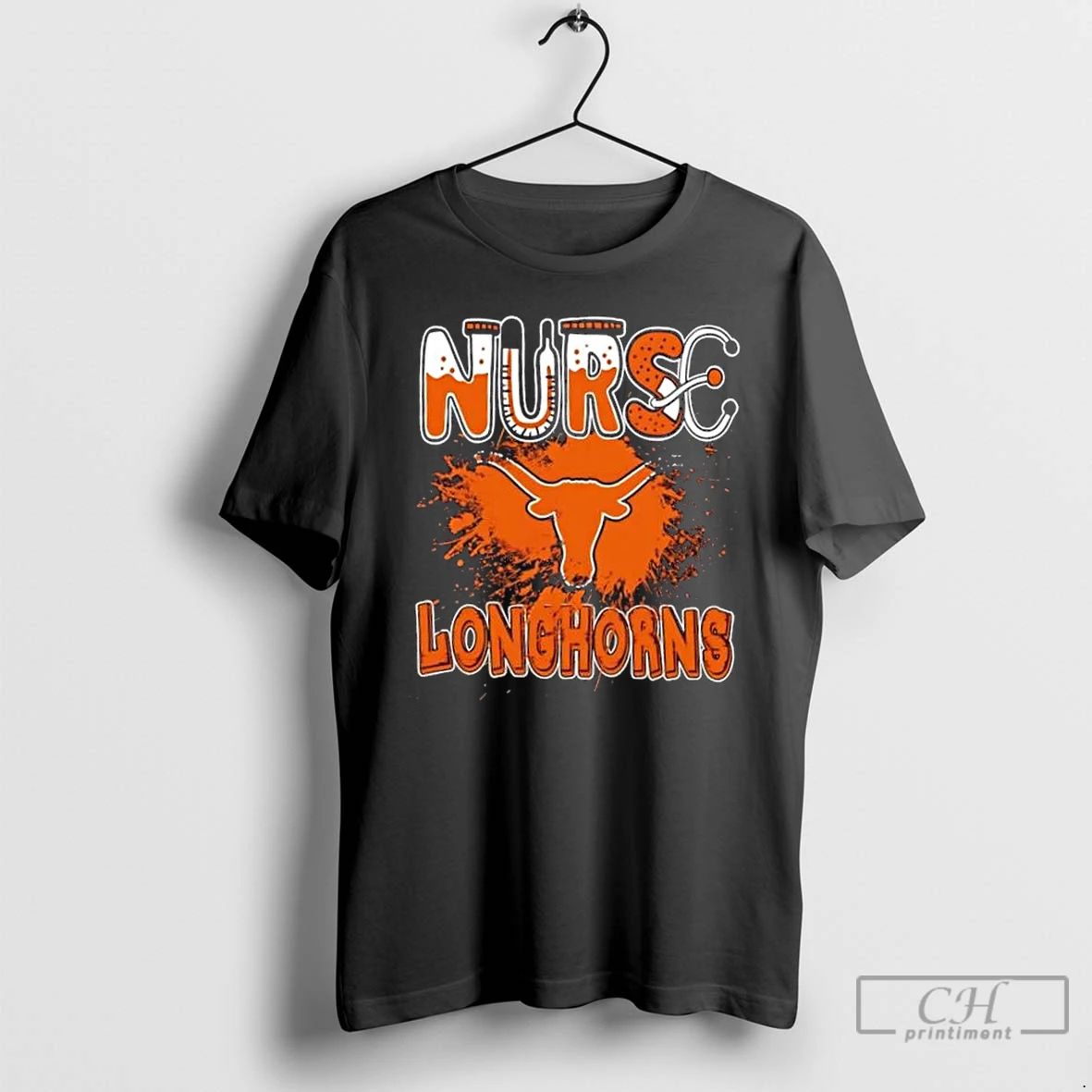 Classic Nurse X Texas Longhorns Football T Shirts