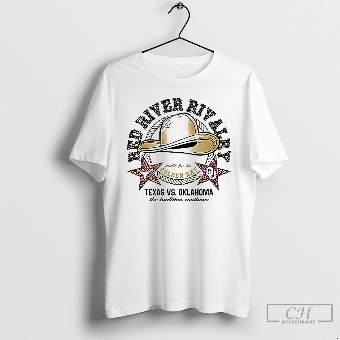 Premium Texas Longhorns Vs Oklahoma Sooners Red River Rivalry T Shirts