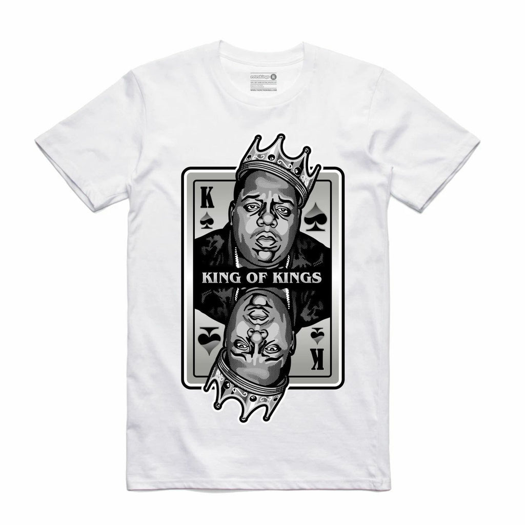 New Streetwear On Demand Notorious King Of Kings White T-Shirt SMALL-3XLARGE